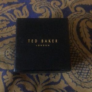 Ted Baker⌚️Luxury Empty Watch Box W/Satin Soft Pouch / Authentic / Used Twice